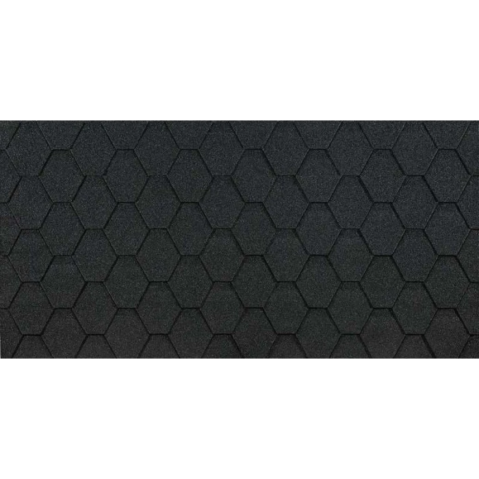 Гибкая черепица Docke EURASIA ШЕСТИГРАННИК Серый