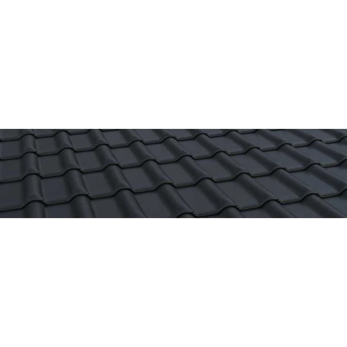 Керамическая черепица Braas Рубин 13V Ангоб антрацит